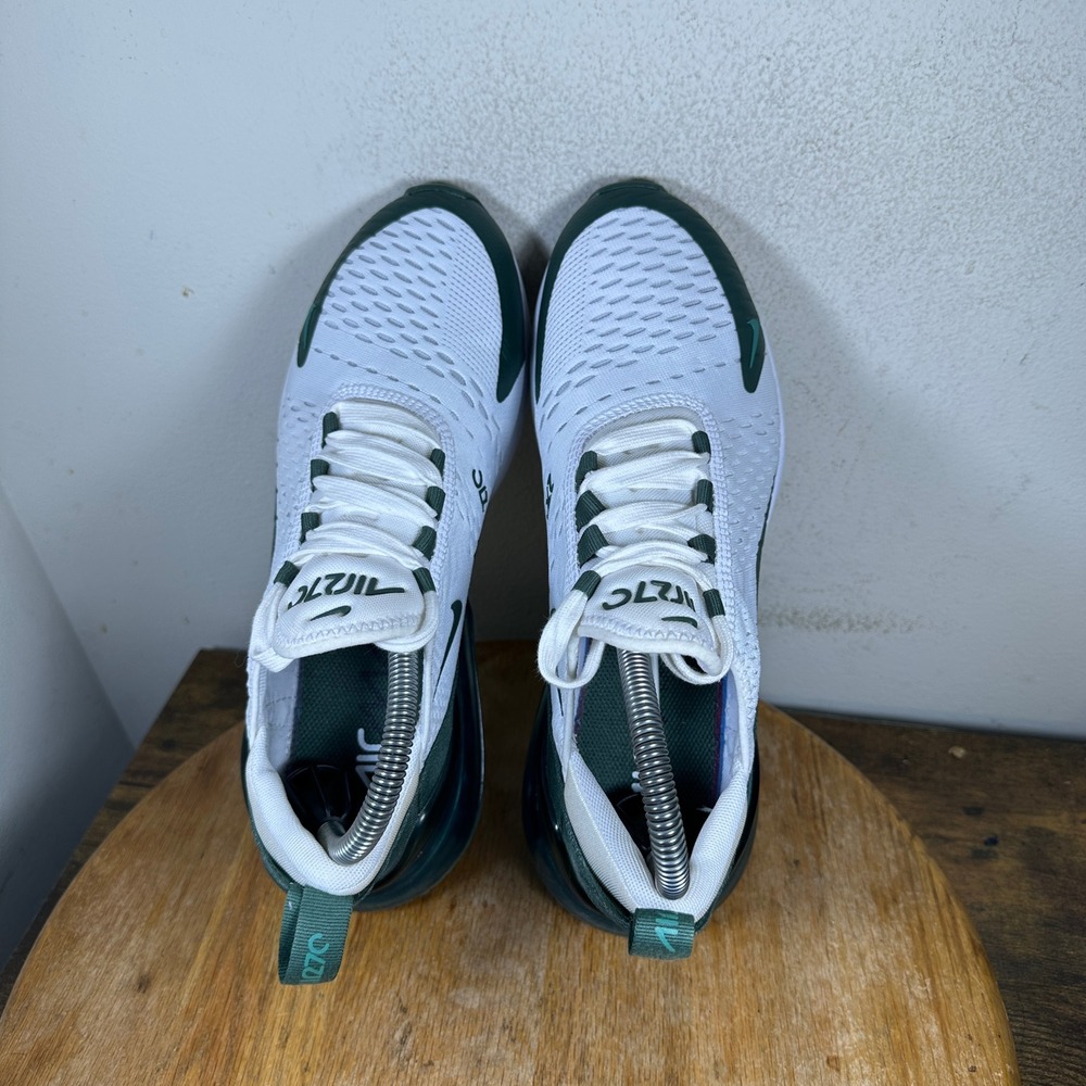 Nike Air Max 270 Womens White Gorge Green Running Shoes HQ3421-100 Size 8.5 - Picture 2 of 8